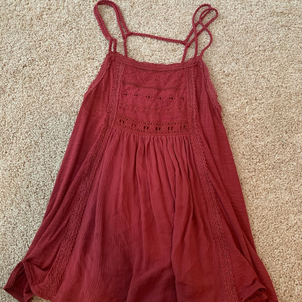 American Eagle Outfitters Red Blouse